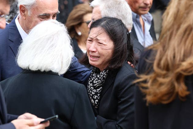 Bernadette Chirac Funeral - Paris French writer Anh-Dao Traxel, foster daughter of French former President Jacques Chirac during funeral ceremony of Bernadette Chirac, widow of former French president Jacques Chirac at Sainte-Clotilde basilica in Paris, France on June 12, 2026. Bernadette Chirac died on June 5, 2026, aged 93. Photo by Alain Guizard ABACAPRESS.COM Paris France  Copyright: xABACAx