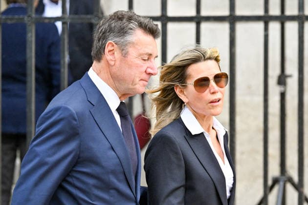 Christian Estrosi and his wife Laura Tenoudji Estrosi at the funeral of B Chirac in the Sainte Clotilde Basilica in Paris 7th arrondissement on June 12, 2026 The former first lady of France died on June 5, 2026 at the age of 93 Jacovides Liewig Bestimage The funeral of B Chirac in the Sainte Clotilde Basilica in Paris 7th arrondissement on June 12, 2026 The former first lady of France died on June 5, 2026 at the age of 93 Paris France  Copyright: xJacovidesx xLiewigx xBestimagexJacovidesx xLiewigx xBestimagex
