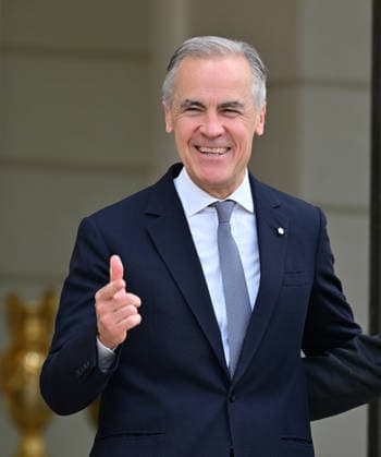 French President Macron meets with Prime Minister of Canada Carney in Paris PARIS, FRANCE - JUNE 12: Prime Minister of Canada Mark Carney arrives for a meeting with French President Emmanuel Macron (not seen) at the Elysee Presidential Palace in Paris, France on June 12, 2026. Mustafa Yalcin Anadolu Paris France. Editorial use only. Please get in touch for any other usage.  Copyright: x2026xAnadoluxMustafaxYalcinx