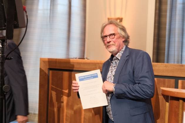 12.06.2026 xkhx Rathaus der Stadt Kassel Publizist Harald Martenstein erhält den Deutschen Sprachpreis 2026 für meisterhafte Kommentierung und zeitgemäßes, teils sarkastisches Deutsch Bild zeigt den Preisträger Harald Martenstein *** 12 06 2026 xkhx Kassel City Hall Publicist Harald Martenstein receives the German Language Award 2026 for masterful commentary and contemporary, sometimes sarcastic German Image shows the award winner Harald Martenstein KH