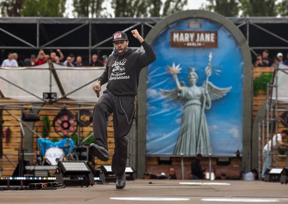 12.06.2026, xlakx, Entertainment, Mary Jane Berlin 2026 v.l.Der Rapper Redman auf der Cannabis-Messe Mary Jane Berlin. Die Veranstaltung präsentiert Aussteller aus den Bereichen Cannabis, Medizin, Lifestyle und Hanfprodukte. Berlin *** 12 06 2026, xlakx, Entertainment, Mary Jane Berlin 2026 v l The rapper Redman at the cannabis fair Mary Jane Berlin The event presents exhibitors from the fields of cannabis, medicine, lifestyle and hemp products Berlin Daniel Lakomski