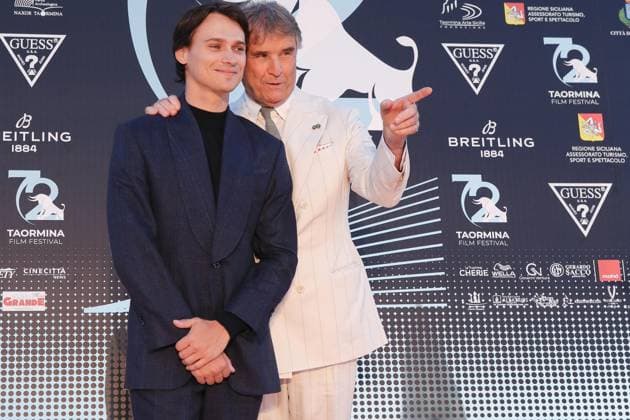 News - 72nd TAORMINA FILM FESTIVAL 2026 day3 72nd Taormina Film Festival 2026, day 3. Saul Nanni and Brunello Cucinelli attends the red carpet of 72nd Taormina Film Festival during 72nd TAORMINA FILM FESTIVAL 2026 day3, News in Taormina, Italy, June 12 2026 Taormina Taormina Italy Copyright: xMassimilianoxCarnabucix xLiveMediax LPN_2514480