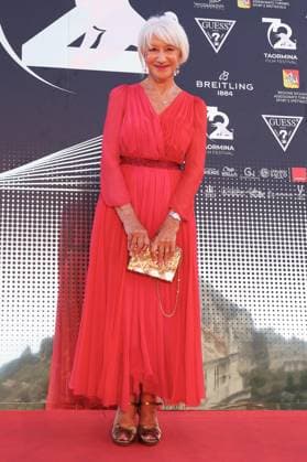 News - 72nd TAORMINA FILM FESTIVAL 2026 day3 72nd Taormina Film Festival 2026, day 3. Helen Mirren attends the red carpet of 72nd Taormina Film Festival during 72nd TAORMINA FILM FESTIVAL 2026 day3, News in Taormina, Italy, June 12 2026 Taormina Taormina Italy Copyright: xMassimilianoxCarnabucix xLiveMediax LPN_2514497