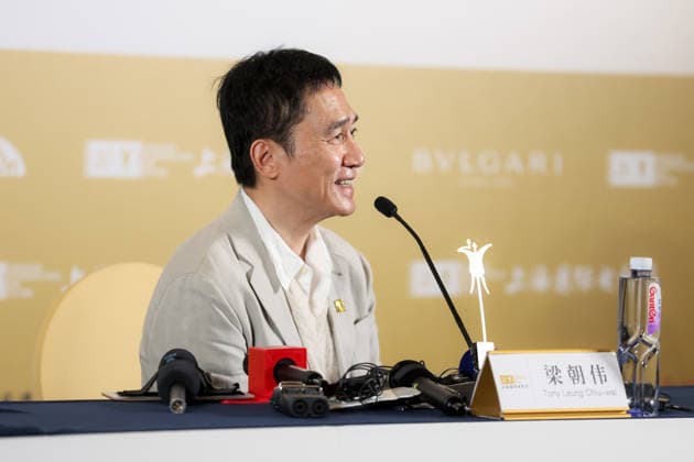 SHANGHAI, CHINA - JUNE 12: Actor Tony Leung Chiu-wai attends Press Conference for the 28th Shanghai International Film Festival Golden Goblet Awards Jury on June 12, 2026 in Shanghai, China.  Copyright: xVCGx 111647779615