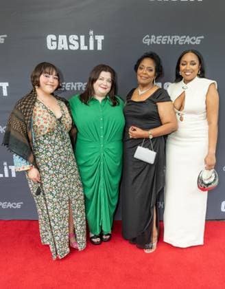 June 12, 2026, Bronx, New York, USA: Chloe Torres, Katie Camosy, Sharon Lavigne, Shamyra Lavigne attend premiere of documentary Gaslit at IFC in New York, NY on June 12, 2026. Bronx USA - ZUMAr339 20260612_znp_r339_238 Copyright: xLevxRadinx