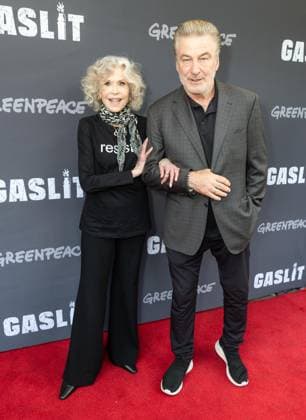 June 12, 2026, Bronx, New York, USA: Jane Fonda and Alec Baldwin attend premiere of documentary Gaslit at IFC in New York, NY on June 12, 2026. Bronx USA - ZUMAr339 20260612_znp_r339_247 Copyright: xLevxRadinx