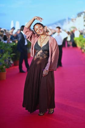 40th Cabourg Film Festival Day 3 FC Gessica Généus attend the red carpet during Day Three of the 40th Cabourg Film Festival on June 12, 2026 in Cabourg, France. Photo by Franck Castel ABACAPRESS.COM Cabourg  Copyright: xCastelxFranck ABACAx