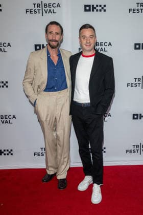 June 12, 2026, New York, United States: (L-R) Joseph Fiennes and James Graham attend Dear England Premiere during the 2026 Tribeca Film Festival at the SVA Theatre on June 12, 2026 in New York City. New York United States - ZUMAs197 20260612_aaa_s197_401 Copyright: xRonxAdarx