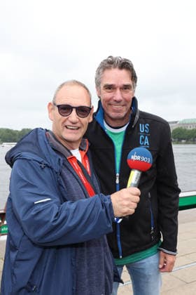 20. Drachenboot Cup der Michael Stich Stiftung Karsten Sekund, Michael Stich, 20ter Drachenboot Cup der Michael Stich Stiftung , Alster hamburg, 12.06.2026 *** 20 Dragon Boat Cup of the Michael Stich Foundation Karsten Sekund, Michael Stich, 20th Dragon Boat Cup of the Michael Stich Foundation , Alster hamburg, 12 06 2026 Copyright: xEventpressxBecherx