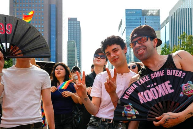 Annual LGBTQ Pride Parade held in central Seoul Participants march during the 27th Seoul Queer Parade in downtown Seoul, South Korea, on June 13, 2026. Seoul South Korea  Copyright: xMatrixxImagesx xJungxUi-Chelx