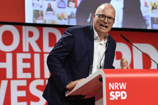 Landesdelegiertenkonferenz 2026 am 13.06.2026 im The Frame in Düsseldorf Jochen Ott ( Spitzenkandidat für die Landtagswahl 2027 der NRWSPD ) *** State Delegates Conference 2026 on 13 06 2026 at The Frame in Düsseldorf Jochen Ott Top candidate for the 2027 NRWSPD state elections xstx
