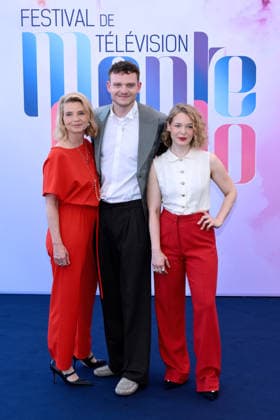 IPA85642019 - Monte Carlo, 65th Monte Carlo Television Festival - Photo call for the TV series Olivia - Annette Frier, Angelina Hantsch, Johannes Hegelmann  Copyright: xAlbertoxTerenghix xAlbertoxTerenghix 85642019