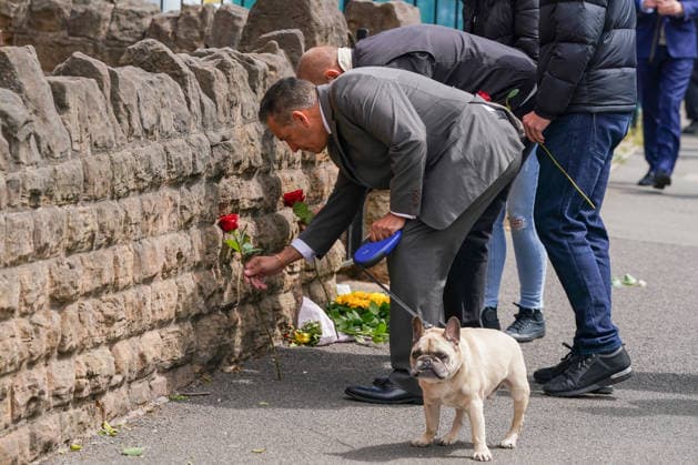 June 13, 2026, Nottingham, East Midlands, UK: Nottingham, UK. Dr Sanjoy Kumar, The father of Grace O Malley Kumar, lays flowers on Ilkeston Road in Nottingham. Today marks the third anniversary after Valdo Calocane murdered Barnaby Webber, Grace OÃ¢â‚¬â ¢Malley-Kumar and Ian Coates in Nottingham on 13 June 2026. Nottingham UK  - ZUMAl94_ 20260613_zaf_l94_082 Copyright: xIoannisxAlexopoulosx