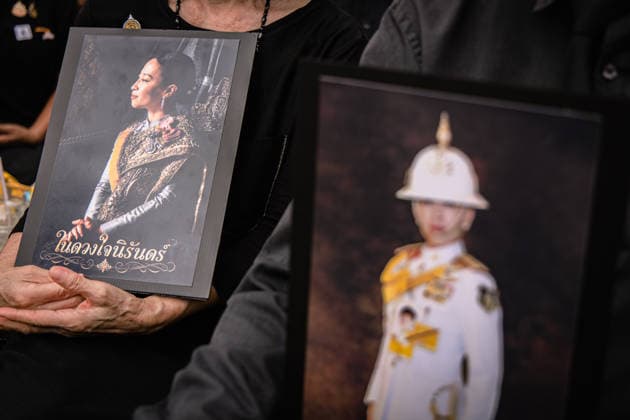 Thai king s eldest daughter Princess Bajrakitiyabha dies after prolonged illness BANGKOK, THAILAND - JUNE 13: The portrait of HRH Princess Bajrakitiyabha is being hold by people? mourner near the Grand Palace on June 13, 2026 in Bangkok, Thailand.According to a statement released by the Thai Bureau of the Royal Household on 12 June 2026, HRH Princess Bajrakitiyabha died at King Chulalongkorn Memorial Hospital at the age of 47. Wissarut Weerasopon Anadolu Banghok Thailand. Editorial use only. Please get in touch for any other usage.  Copyright: x2026xAnadoluxWissarutxWeerasoponx