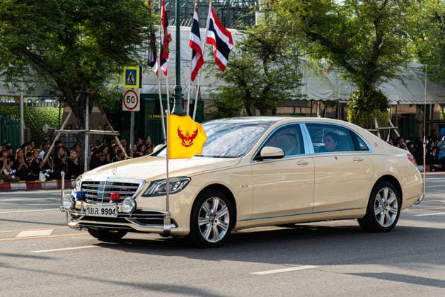June 13, 2026, Bangkok, Thailand: A vehicle taking the King Maha Vajiralongkorn and Queen Suthida seen during the royal procession of Thai Princess Bajrakitiyabha outside the royal grand palace in Bangkok. Princess Bajrakitiyabha passed on at the age of 47 on 12 June 2026 at the Chulalongkorn Hospital after three and a half years in a coma following a collapse caused by a heart condition in December 2022. Bangkok Thailand - ZUMAs197 20260613_aaa_s197_090 Copyright: xPeeraponxBoonyakiatx