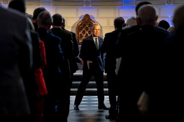 June 13, 2026, Dublin, Ireland: Prime Minister Mark Carney arrives at Trinity College in Dublin, on Saturday, June 13, 2026. Dublin Ireland  - ZUMAc35_ 20260613_zaf_c35_034 Copyright: xChristopherxKatsarovx