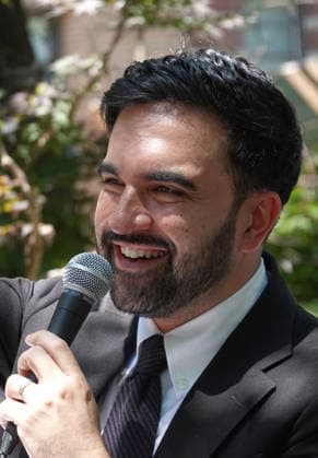 Mayor Zohran Mamdani at at rally supporting Eli Northrup, candidate for New York State Assembly District 69 at Straus Park in New York City on June 13, 2026. Photo Copyright: xHenryxMcGeex