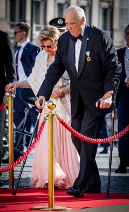 13-06-2026 Concert King Harald and Queen Sonja arrive at the Royal Opera House for a golden wedding concert given in honor of the royal couple during their golden wedding anniversary celebrations in Stockholm, Sweden Â  Copyright: xPPEx
