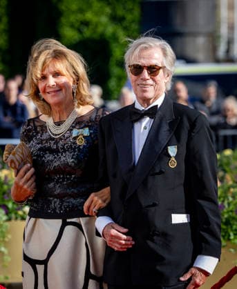 13-06-2026 Concert Princess Ursula von Bayern and Prince Leopold von Bayern arrive at the Royal Opera House for a golden wedding concert given in honor of the royal couple during their golden wedding anniversary celebrations in Stockholm, Sweden Â  Copyright: xPPEx