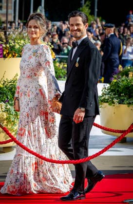 13-06-2026 Concert Princess Sofia and Prince Carl Philip arrive at the Royal Opera House for a golden wedding concert given in honor of the royal couple during their golden wedding anniversary celebrations in Stockholm, Sweden Â  Copyright: xPPEx