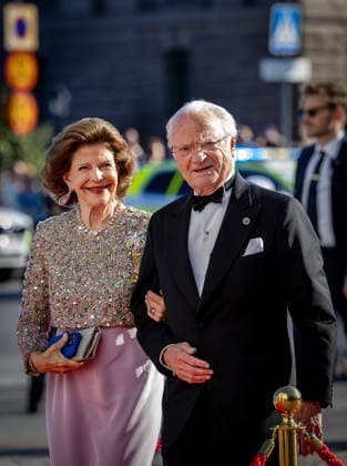 13-06-2026 Concert King Carl Gustaf and Queen Silvia arrive at the Royal Opera House for a golden wedding concert given in honor of the royal couple during their golden wedding anniversary celebrations in Stockholm, Sweden Â  Copyright: xPPEx