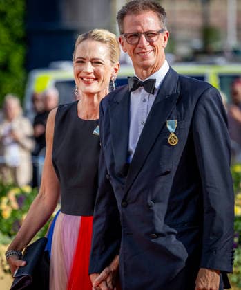 13-06-2026 Concert Princess Danica and Prince Philip of Serbia arrive at the Royal Opera House for a golden wedding concert given in honor of the royal couple during their golden wedding anniversary celebrations in Stockholm, Sweden Â  Copyright: xPPEx