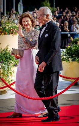 13-06-2026 Concert King Carl Gustaf and Queen Silvia arrive at the Royal Opera House for a golden wedding concert given in honor of the royal couple during their golden wedding anniversary celebrations in Stockholm, Sweden Â  Copyright: xPPEx