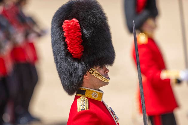 Trooping the Colour 2026 The King™s Birthday Parade in London 13 June 2026 London, UK: King Charles III and members of the Royal Family take part in Trooping the Colour, the King™s Birthday Parade, on Horse Guards Parade in central London. The annual ceremonial event featured more than 1,350 soldiers of the Household Division, accompanied by military bands, mounted troops and the King™s Troop Royal Horse Artillery. This year™s parade saw the King™s Company, 1st Battalion Grenadier Guards, Troop their Colour in the presence of His Majesty The King, the first time the regiment has performed the honour before a King in 90 years. The Royal Procession travelled from Buckingham Palace along The Mall to Horse Guards Parade before  Copyright: xAbdullahxBaileyx xAnthonyxBaileyx-xB2421x xAvalonx 1109967402