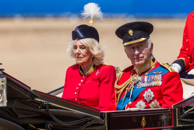 Trooping the Colour 2026 The King™s Birthday Parade in London 13 June 2026 London, UK: King Charles III and members of the Royal Family take part in Trooping the Colour, the King™s Birthday Parade, on Horse Guards Parade in central London. The annual ceremonial event featured more than 1,350 soldiers of the Household Division, accompanied by military bands, mounted troops and the King™s Troop Royal Horse Artillery. This year™s parade saw the King™s Company, 1st Battalion Grenadier Guards, Troop their Colour in the presence of His Majesty The King, the first time the regiment has performed the honour before a King in 90 years. The Royal Procession travelled from Buckingham Palace along The Mall to Horse Guards Parade before  Copyright: xAbdullahxBaileyx xAnthonyxBaileyx-xB2421x xAvalonx 1109967471