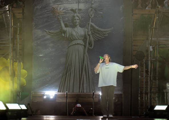 13.06.2026, xlakx, Entertainment, Mary Jane Berlin 2026 v.l. Der Rapper GReeeN live auf der Mary Jane Bühne. Die Veranstaltung präsentiert Aussteller aus den Bereichen Cannabis, Medizin, Lifestyle und Hanfprodukte. Berlin *** 13 06 2026, xlakx, Entertainment, Mary Jane Berlin 2026 v l The rapper GReeeN live on the Mary Jane stage The event presents exhibitors from the fields of cannabis, medicine, lifestyle and hemp products Berlin Daniel Lakomski