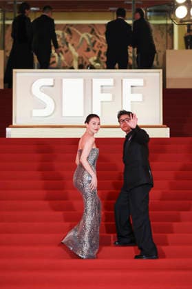 SHANGHAI, CHINA - JUNE 13: Actor Chen Kun and actress Gao Yuanyuan arrive at the red carpet of the 28th Shanghai International Film Festival Gala Night on June 13, 2026 in Shanghai, China.  Copyright: xVCGx 111647994676