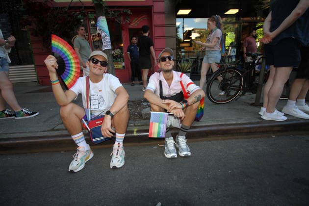 June 13, 2026, Brooklyn, New York, USA: Brooklyn New York June 13,.2026...Brooklyn Pride Day,.The Brooklyn Pride Twilight Parade along Fifth Avenue in Park Slope Brooklyn. The only evening parade in the Northeast, the street was filled with organizations showing up to march in support of the LGBTQIA+ community. Brooklyn USA - ZUMAct2_ 20260613_faf_ct2_003 Copyright: xBrucexCotlerx