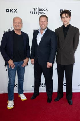 June 13, 2026, New York, United States: (L-R) Kelsey Grammer, Jon Erwin and William Franklyn-Miller Young Washington World Premiere during the 2026 Tribeca Film Festival at SVA Theatre on June 13, 2026 in New York City. New York United States - ZUMAs197 20260613_aaa_s197_535 Copyright: xRonxAdarx