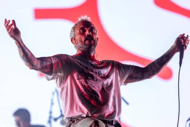 June 14, 2026, Porto, Porto, Portugal: Joe Talbot, vocalist of the British punk band IDLES, performs during Primavera Sound Porto 2026 at Parque da Cidade. Porto Portugal  - ZUMAs197 20260614_aaa_s197_014 Copyright: xDiogoxBaptistax