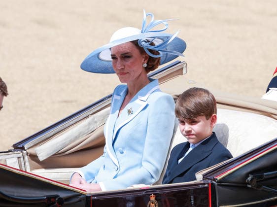 June 13, 2026, London, United Kingdom: The Princess of Wales and Prince Louis seen during Trooping the Colour at Horse Guards Parade in London. London United Kingdom - ZUMAs197 20260613_aaa_s197_671 Copyright: xBrettxCovex