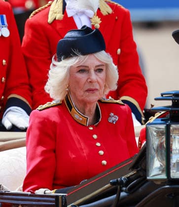 June 13, 2026, London, United Kingdom: Queen Camilla seen during Trooping the Colour at Horse Guards Parade in London. London United Kingdom - ZUMAs197 20260613_aaa_s197_683 Copyright: xBrettxCovex