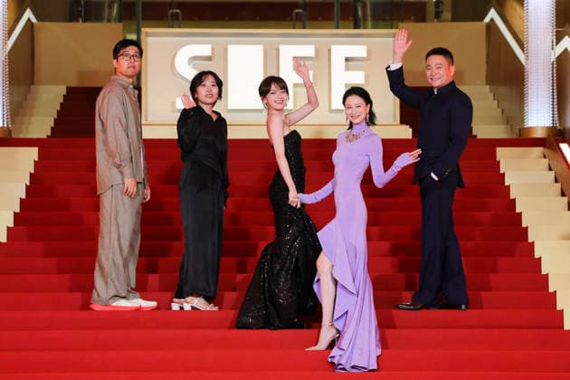 SHANGHAI, CHINA - JUNE 13: Cast and crew of the film The Great Skull arrive at the red carpet of the 28th Shanghai International Film Festival Gala Night on June 13, 2026 in Shanghai, China.  Copyright: xVCGx 111647984639
