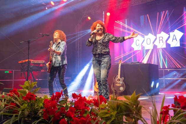 Cora at the city festival at the 33 Schiebocker Tage on the stage at the Altmarkt Bischofswerda, 12 06 2026 Foto:xM.xWehnertx xFuturexImagex cora_6604