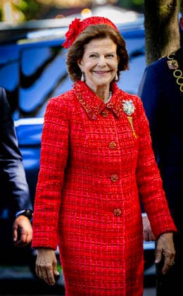 13-06-2026 Concert Queen Silvia arrive at the Royal Opera House for a golden wedding concert given in honor of the royal couple during their golden wedding anniversary celebrations in Stockholm, Sweden Â  Copyright: xPPEx
