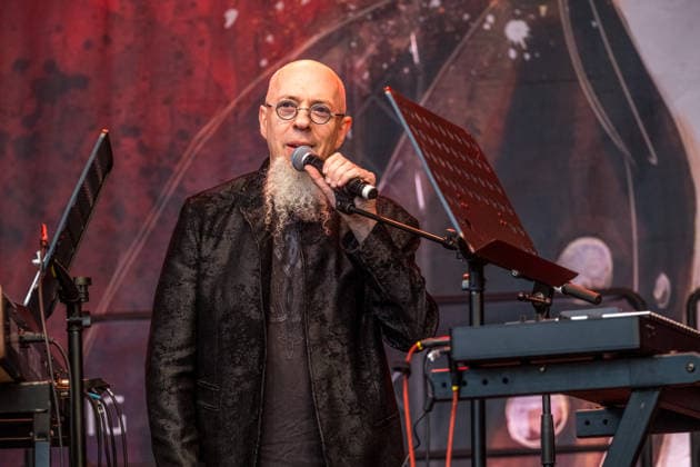 Leipzig, Deutschland, 13. Juni 2026: Jordan Rudess, Keyboarder der US-amerikanischen Progressive-Metal-Band Dream Theater, tritt beim Bachfest Leipzig auf der BachStage am Markt auf. Der Musiker präsentierte sein Programm Bach Reimagined, das Werke von Johann Sebastian Bach mit modernen Klängen und Improvisationen verbindet. Jordan Rudess Leipzig *** Leipzig, Germany, 13 June 2026 Jordan Rudess, keyboardist of the US progressive metal band Dream Theater, performs at Bachfest Leipzig on the BachStage am Markt The musician presented his program Bach Reimagined, which combines works by Johann Sebastian Bach with modern sounds and improvisations Jordan Rudess Leipzig