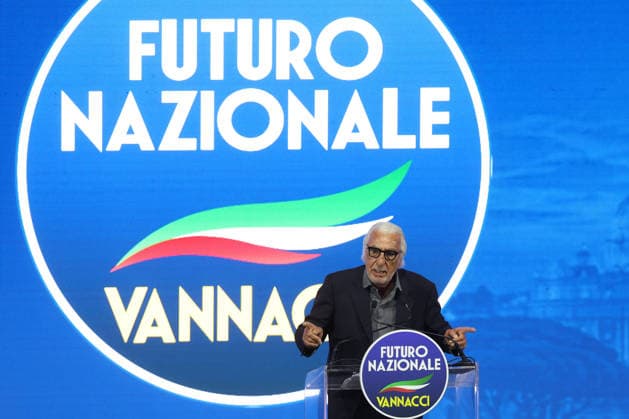 IPA85675481 - Rome, Italy June 14, 2026: Massimo Arlecchino and Robertto Jannacci. Day two of Roberto Vannacci™s National Assembly. Political figures, local officials, and supporters from all over Italy are gathering in the capital for a day of discussion dedicated to the country™s main challenges. At the center of the debate are the issues of security, national sovereignty, economic development, and Italy™s role on the international stage. The event represents a moment of political and organizational consolidation, with the aim of defining strategies and priorities for the movement™s future.  Copyright: xmarcoxiacobuccix xmarcoxiacobuccix 85675481