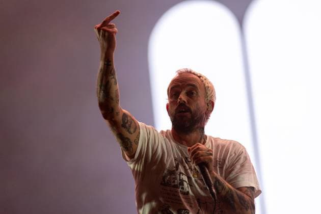 IDLES at Primavera Sound Porto 2026 (EDITORS NOTE: Image contains profanity) Joe Talbot, vocalist of the British punk band IDLES, performs during Primavera Sound Porto 2026 at Parque da Cidade. Porto Portugal Copyright: xDiogoxBaptistax xSOPAxImagesx DB_IDLESPS263DAY_0014