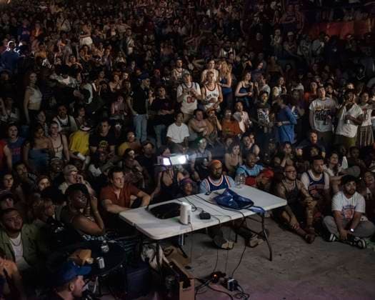 June 13, 2026, New York, Ny, USA: NEW YORK, June 13, 2026 Ã¢â‚¬ Fans gather at Herbert Von King Park in the Bedford-Stuyvesant neighborhood of Brooklyn during a watch party for Game 5 of the NBA Finals, where the New York Knicks defeated the San Antonio Spurs 94-90 to clinch their first NBA championship since 1973. The victory marked the franchiseÃ¢â‚¬â ¢s third NBA title and ended a 53-year championship drought. Celebrations at the park were led by New York City Council Member CHI OSSo° and community organizers as fans across New York City gathered to watch the historic win. New York USA - ZUMAa306 20260613_znp_a306_015 Copyright: xJavierxAlvarezx