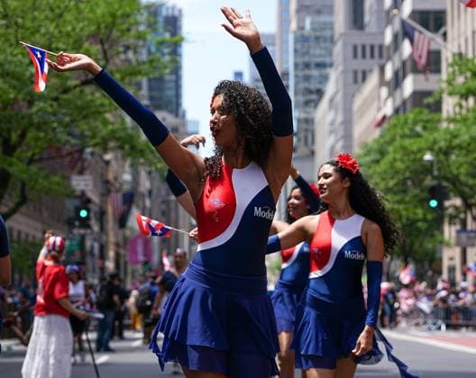 RECORD DATE NOT STATED National Puerto Rican Day Parade 2026 (NEW) National Puerto Rican Day Parade. J7ne 14, 2026. New York , USA: Large crowds line Fifth Avenue in Manhattan as the National Puerto Rican Day Parade celebrates Puerto Rican heritage and culture. Credit: Jorge Estrellado Thenews2(Foto: Jorge Estrellado Thenews2 imago images) National Puerto Rican Day Parade 2026  Copyright: xJorgexEstrelladox