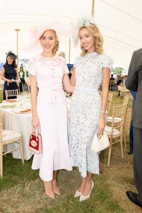 Prix De Diane Longines 2026 - Chantilly Princess Maria-Carolina de Bourbon Siciles and Princess Maria-Chiara de Bourbon Siciles attend the Prix de Diane Longines 2026 at Hippodrome de Chantilly on June 14, 2026 in Chantilly, France. Photo by Laurent Zabulon ABACAPRESS.COM Chantilly France  Copyright: xZabulonxLaurent ABACAx