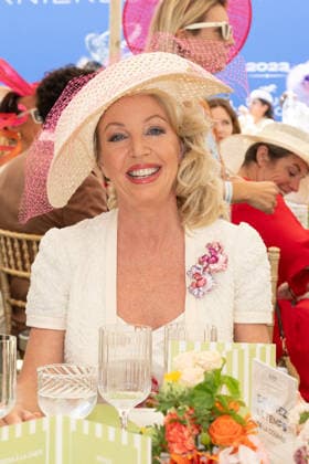 Prix De Diane Longines 2026 - Chantilly Princess Camilla de Bourbon Siciles attends the Prix de Diane Longines 2026 at Hippodrome de Chantilly on June 14, 2026 in Chantilly, France. Photo by Laurent Zabulon ABACAPRESS.COM Chantilly France  Copyright: xZabulonxLaurent ABACAx