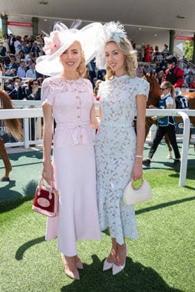 Prix De Diane Longines 2026 - Chantilly Princess Maria-Carolina de Bourbon Siciles and Princess Maria-Chiara de Bourbon Siciles attend the Prix de Diane Longines 2026 at Hippodrome de Chantilly on June 14, 2026 in Chantilly, France. Photo by Laurent Zabulon ABACAPRESS.COM Chantilly France  Copyright: xZabulonxLaurent ABACAx