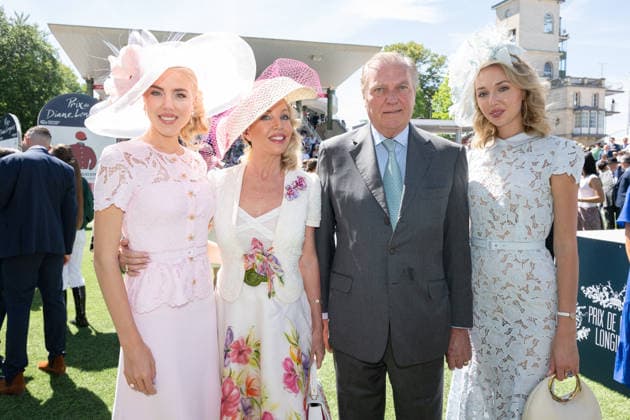 Prix De Diane Longines 2026 - Chantilly Princess Maria-Carolina de Bourbon Siciles, Princess Camilla de Bourbon Siciles, Prince Charles de Bourbon Siciles and Princess Maria-Chiara de Bourbon Siociles attend the Prix de Diane Longines 2026 at Hippodrome de Chantilly on June 14, 2026 in Chantilly, France. Photo by Laurent Zabulon ABACAPRESS.COM Chantilly France  Copyright: xZabulonxLaurent ABACAx