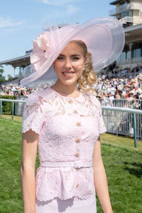 Prix De Diane Longines 2026 - Chantilly Princess Maria-Carolina de Bourbon Siciles attends the Prix de Diane Longines 2026 at Hippodrome de Chantilly on June 14, 2026 in Chantilly, France. Photo by Laurent Zabulon ABACAPRESS.COM Chantilly France  Copyright: xZabulonxLaurent ABACAx
