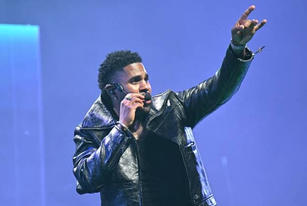 Russia Entertainment Derulo 9189354 14.06.2026 American singer, songwriter and dancer Jason Derulo performs during a concert at the CSKA Arena sports complex, in Moscow, Russia. Maksim Blinov Sputnik Moscow Russia  Copyright: xMaksimxBlinovx
